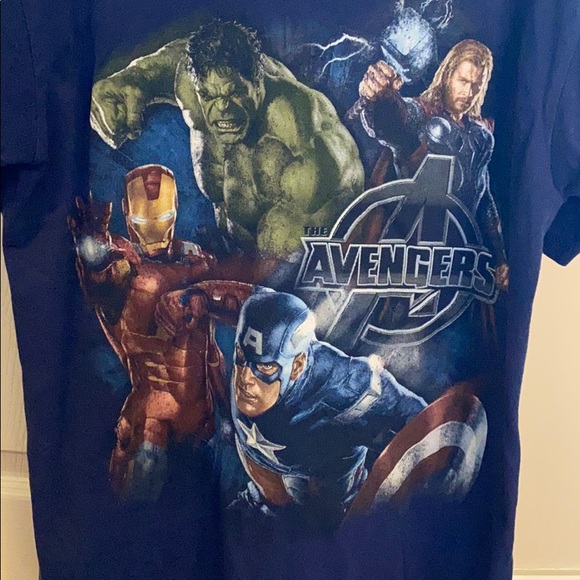 Disney Store Marvel Avengers Navy Tee - Picture 2 of 3